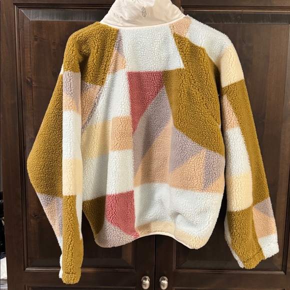 Free People movement hit the slopes printed fleece pullover size small - Picture 5 of 5